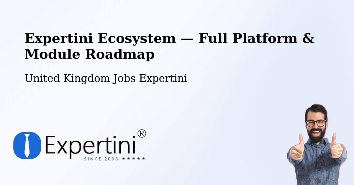 Expertini Ecosystem — Full Platform & Module Roadmap – Brighton